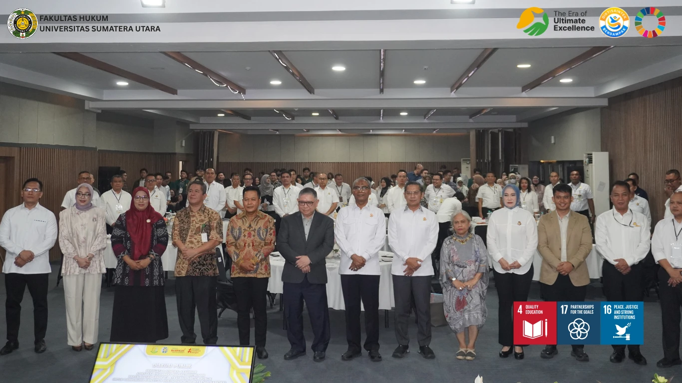 FH USU Terlibat Aktif Sukseskan Diskusi Publik Penguatan Fondasi Akademik Adhyaksa Chambers